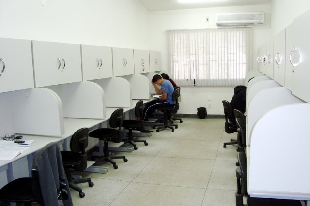 Sala de Estudos Téoricos- Visão Frontal